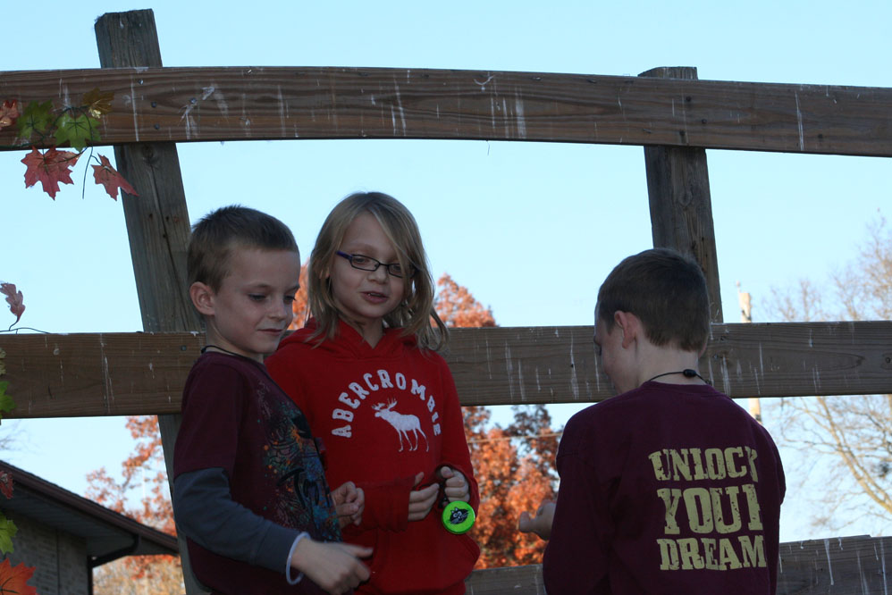 Kids on Hayride